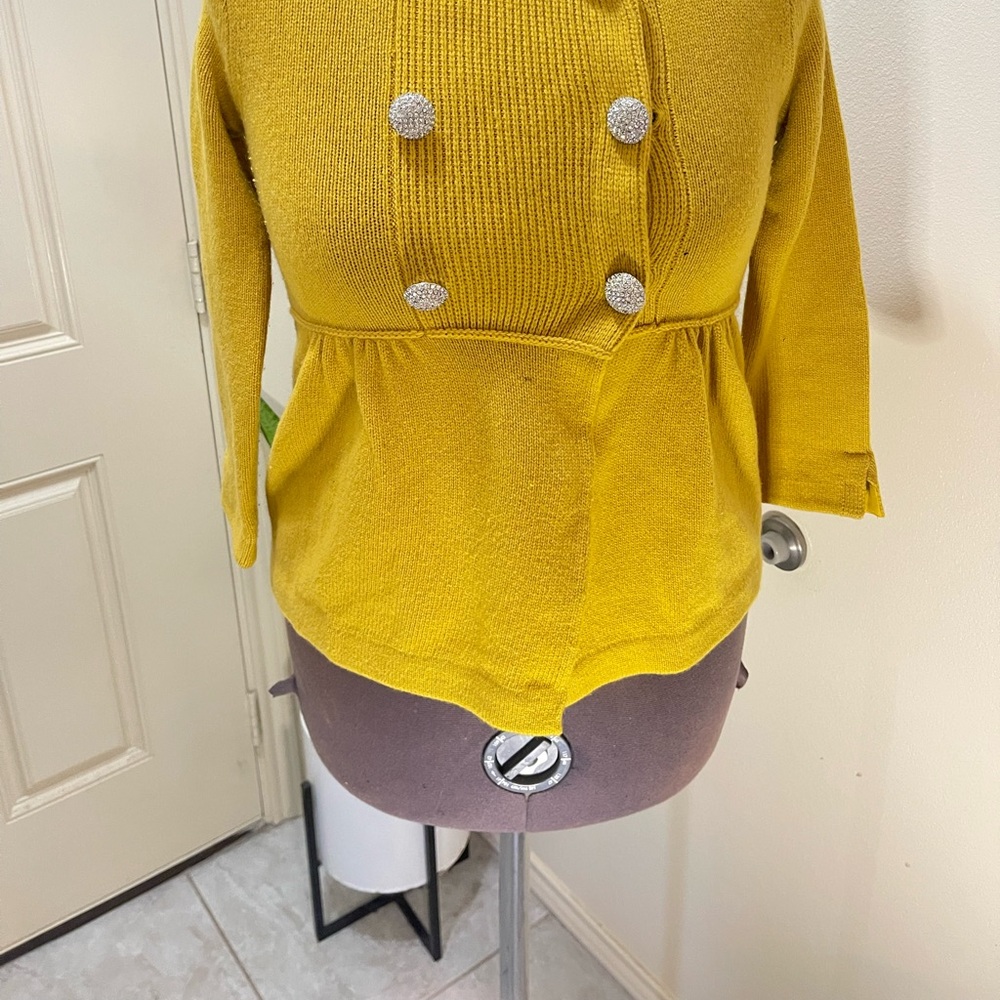 J. Crew Mustard Knit Sweater